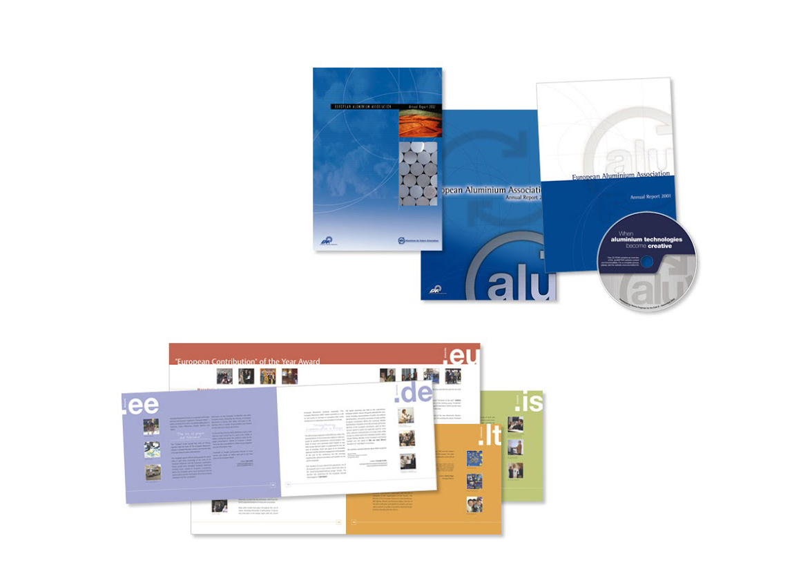 EAA (European Aluminium Association): brochureet habillage DVD. EUROPEAN MOVEMENT: brochure.