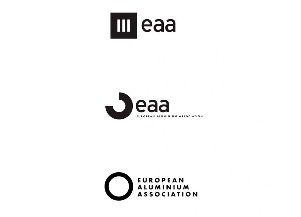 Propositions de logo pour la European Aluminium Association.