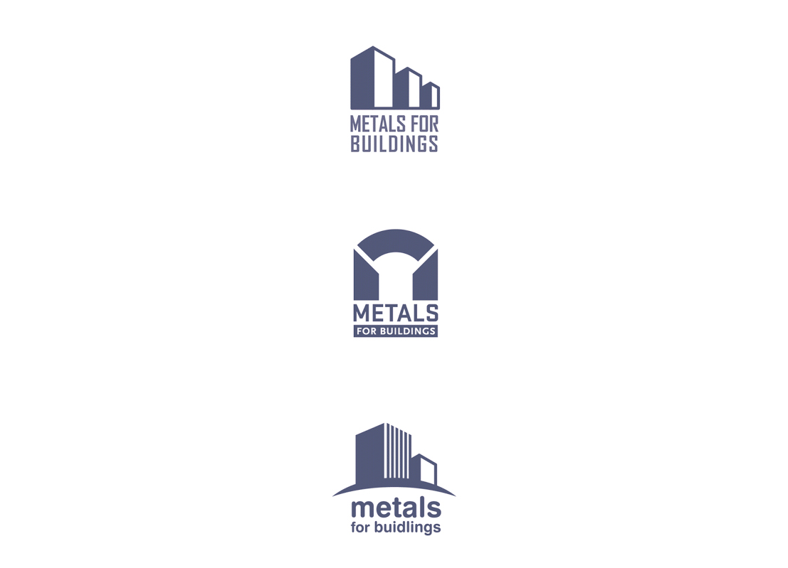 Propositions de logos pour l'industrie de l'aluminium.