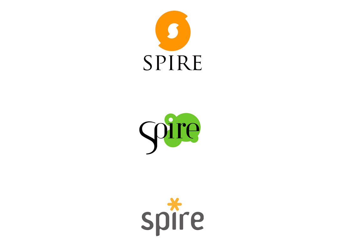 Propositions de logo pour SPIRE (Sustainable Process Industry through Resource and Energy Efficiency)