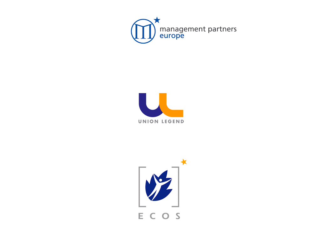 Logo pour une société de Conseil en affaires, pour un bureau de représentation et pour la European Environmental Citizens’ Organisation for Standardisation.